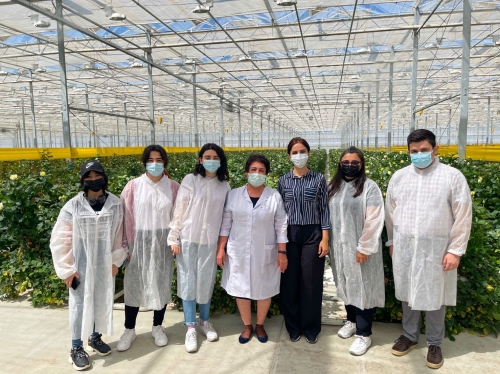 Visiting the Greenhouse in Qala
