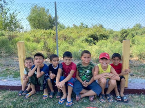 Childrens playground in Neftchala
